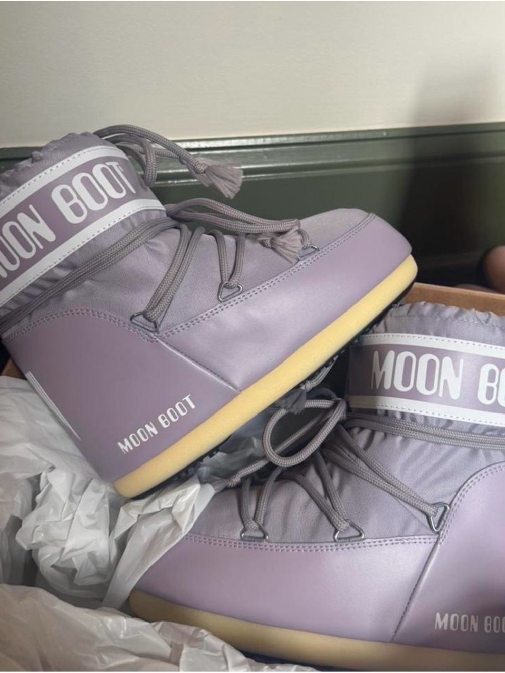 Moon Boot Lavender-Pastel Winter Boots